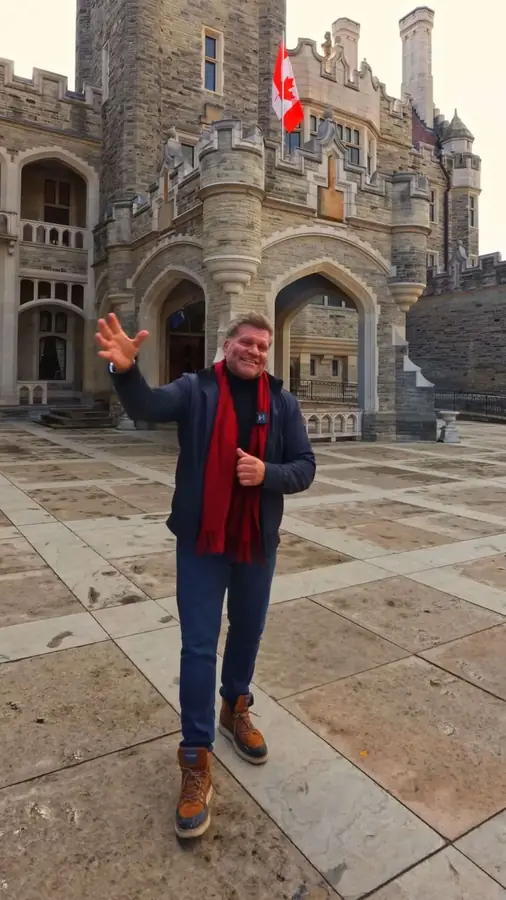 Mike McCann on site in Toronto